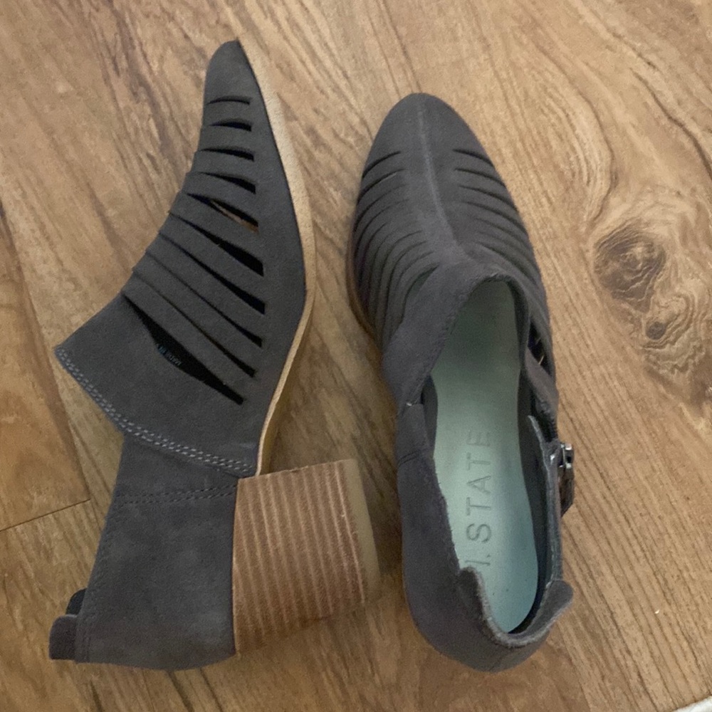 Grey Suede Arnet Bootie 1.STATE. Size 7.